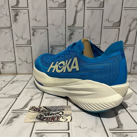 New Hoka One One Mach X 2 Running Shoes Blue White Training Gym Mens Size 10 12 main image 9